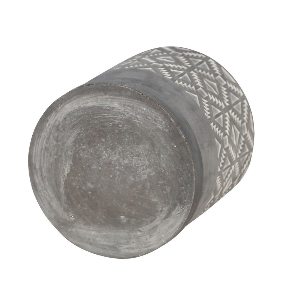 
                      
                        Sagebrook Home Gray Diamond Pattern Cement Planter with Saucer, 6 Inch - lily & onyx
                      
                    