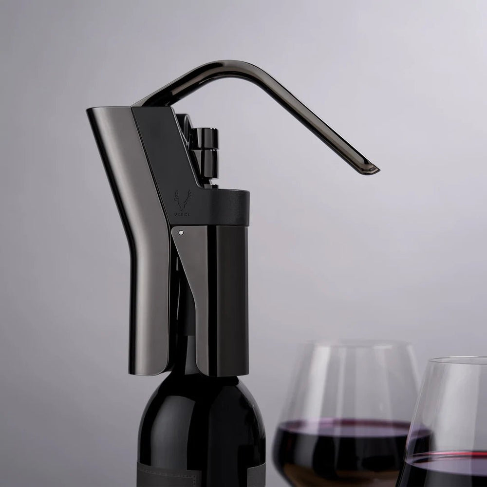 Viski Gunmetal Heavyweight Lever Corkscrew - lily & onyx
