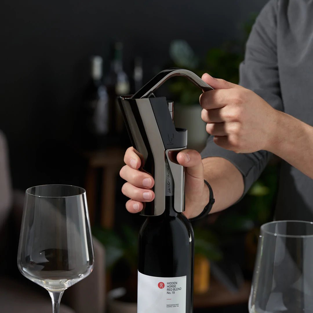Viski Gunmetal Heavyweight Lever Corkscrew - lily & onyx