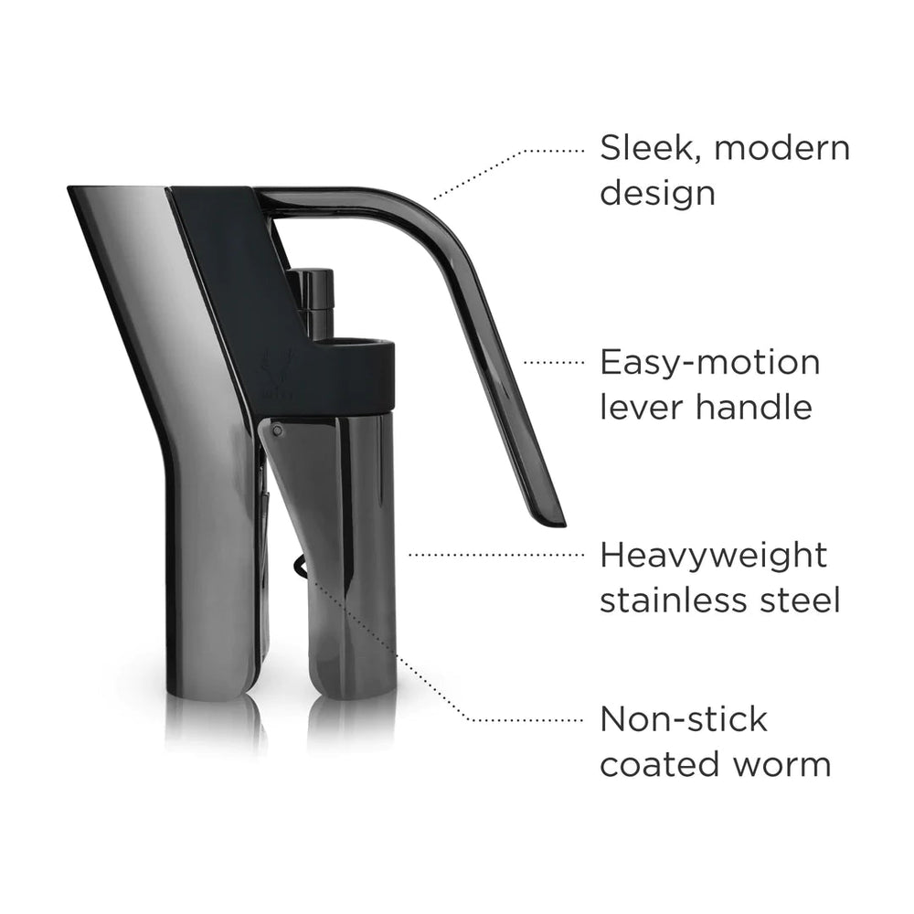 
                      
                        Viski Gunmetal Heavyweight Lever Corkscrew - lily & onyx
                      
                    