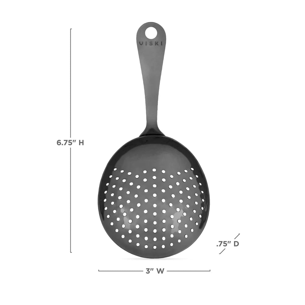 
                      
                        Viski Gunmetal Julep Strainer - lily & onyx
                      
                    