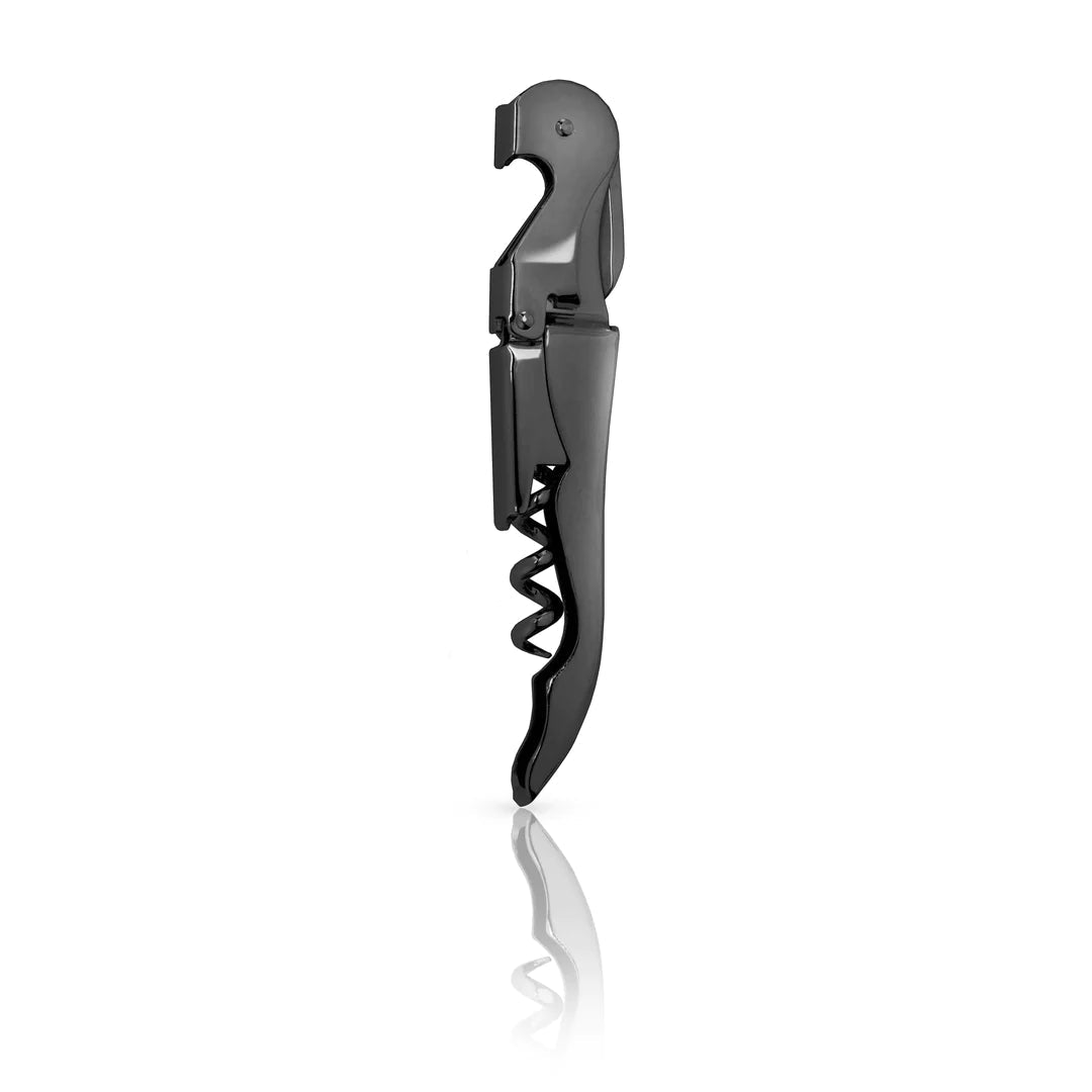 Load image into Gallery viewer, Viski Gunmetal Signature Double Hinged Corkscrew - lily &amp;amp; onyx
