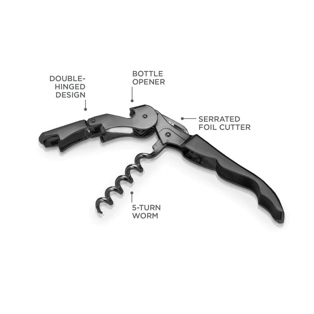 
                      
                        Viski Gunmetal Signature Double Hinged Corkscrew - lily & onyx
                      
                    