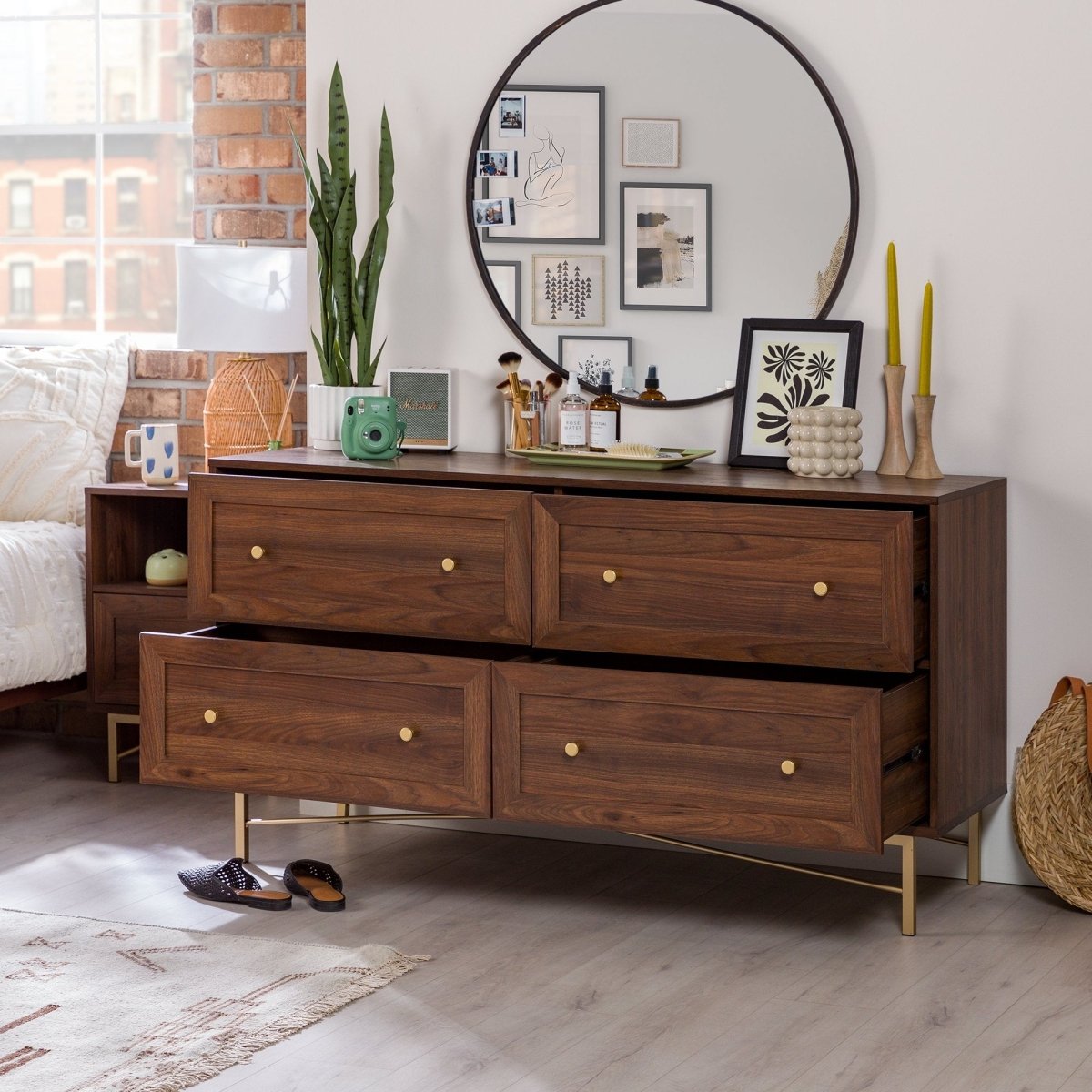 Walker Edison Gwen 4-Drawer Dresser - lily & onyx