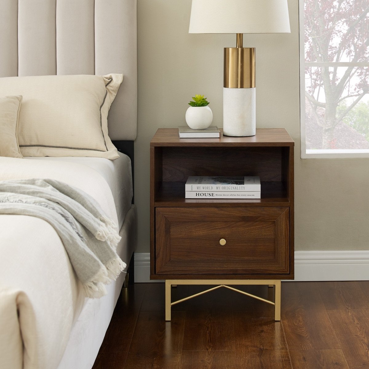 Walker Edison Gwen Nightstand - lily & onyx