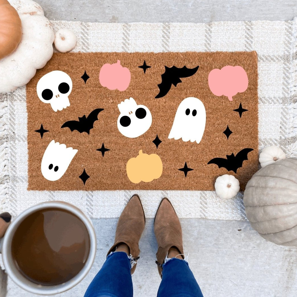 The Doormat Co. Halloween Doormat | Ghosts, Skulls, Bats & Pumpkins - lily & onyx