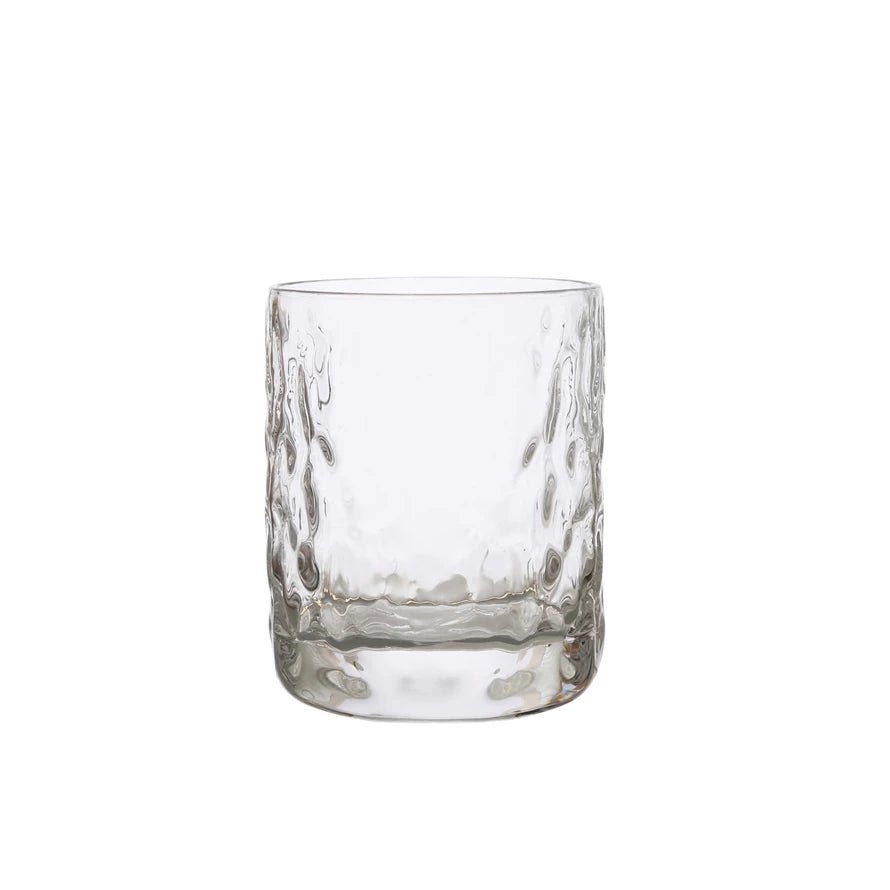 
                      
                        Bloomingville Hammered Drinking Glasses, 8 oz - Set of 4 - lily & onyx
                      
                    