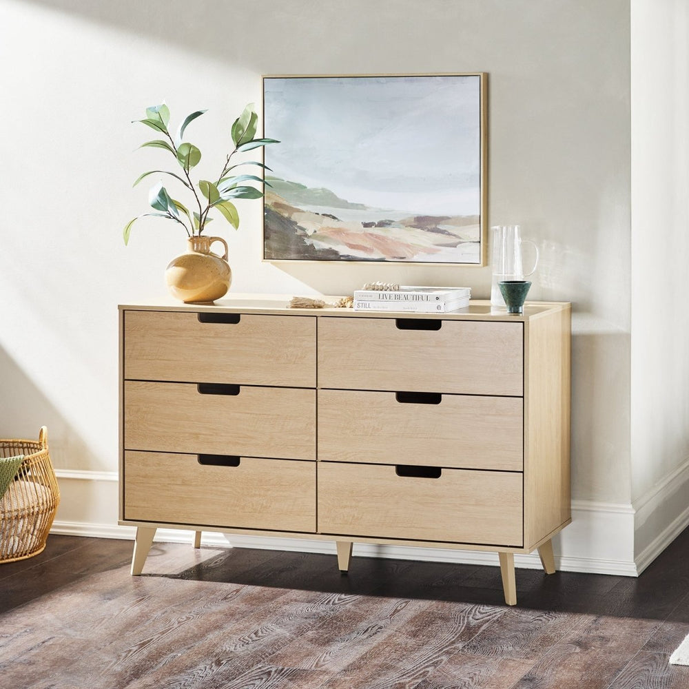 Walker Edison Hans Mid-Century Modern Angle-Leg Dresser - lily & onyx