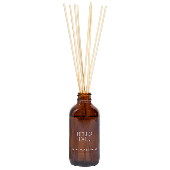 Sweet Water Decor Hello Fall Amber Reed Diffuser - lily & onyx