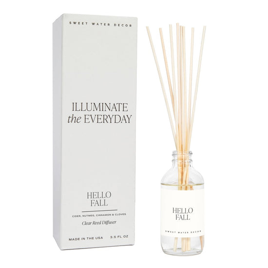 Sweet Water Decor Hello Fall Clear Reed Diffuser - lily & onyx