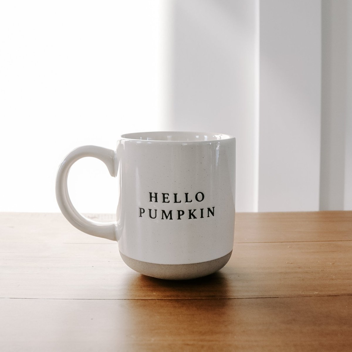 Sweet Water Decor Hello Pumpkin Stoneware Coffee Mug - lily & onyx