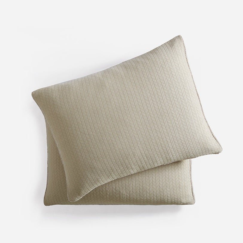 Sunday Citizen Herringbone Snug Sham Set - lily & onyx