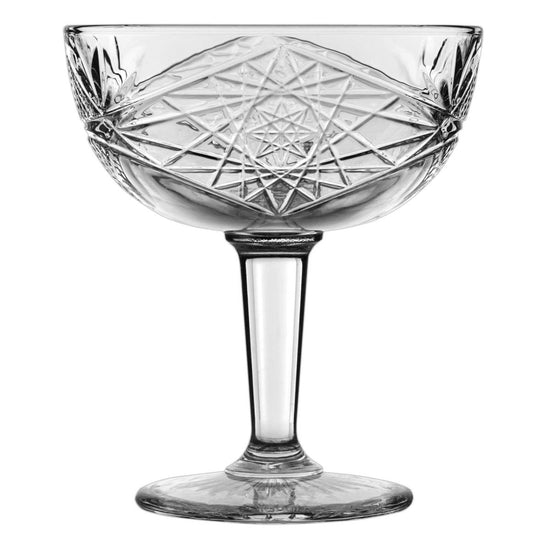 Libbey Hobstar Coupe Cocktail Glasses, 8.5 oz - Set of 4 - lily & onyx