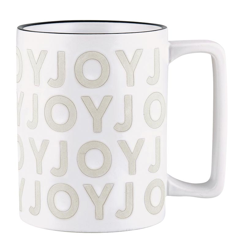 Santa Barbara Design Studio Holiday Organic 'Joy' Mug, Set of 4 - lily & onyx