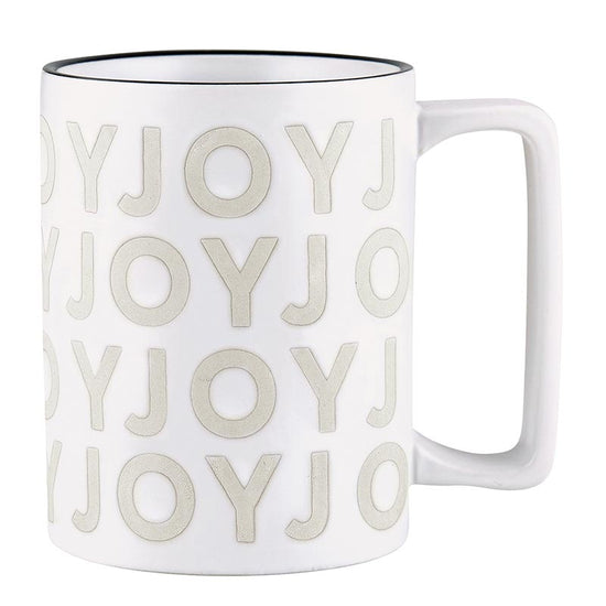 Santa Barbara Design Studio Holiday Organic 'Joy' Mug, Set of 4 - lily & onyx