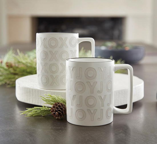 Santa Barbara Design Studio Holiday Organic 'XOXO' Mug, Set of 4 - lily & onyx