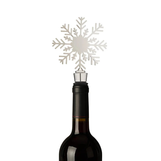 Twine Living Holiday Snowflake Bottle Stopper - lily & onyx