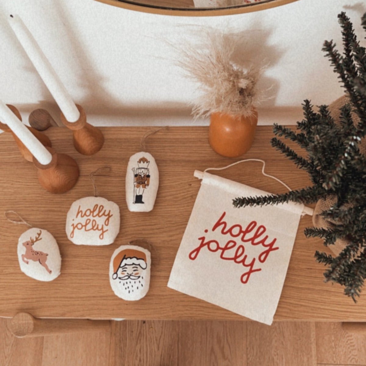 Imani Collective holly jolly hang sign - lily & onyx