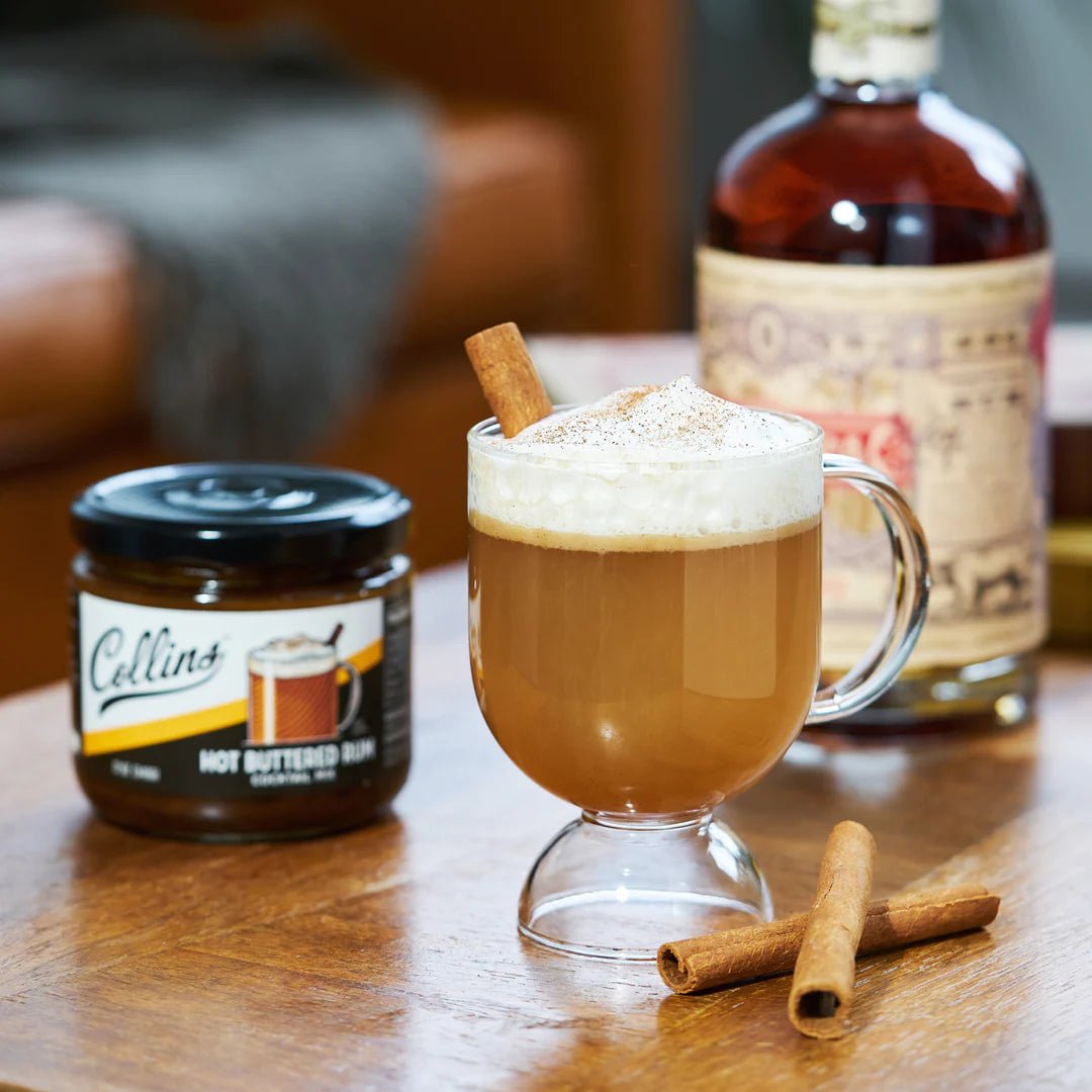 Collins Hot Buttered Rum Cocktail Mix, 12 Oz - lily & onyx