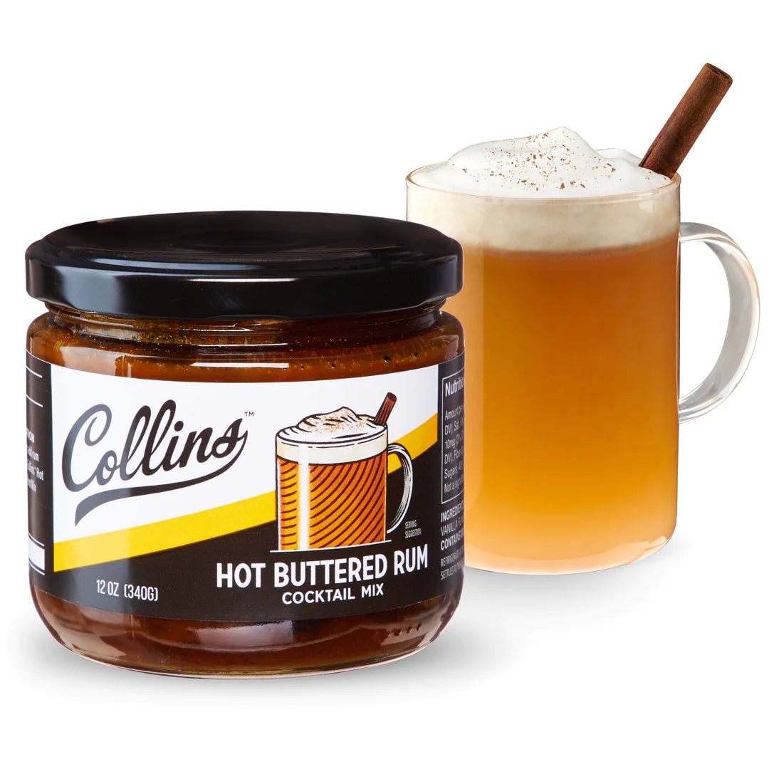 Collins Hot Buttered Rum Cocktail Mix, 12 Oz - lily & onyx