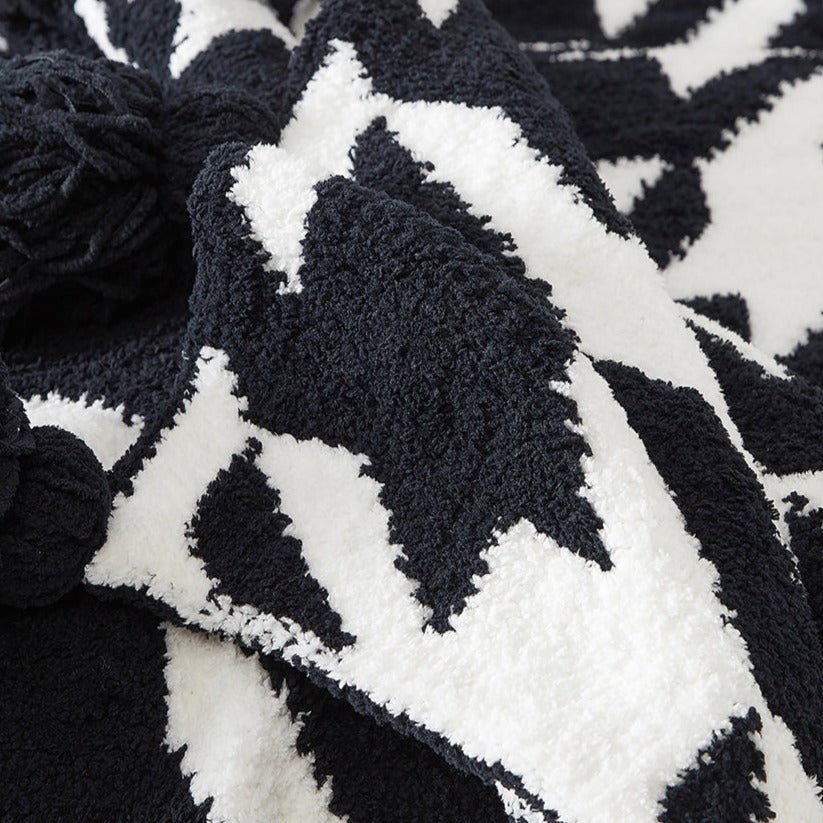 
                      
                        Sunday Citizen Houndstooth Pom Pom Throw - lily & onyx
                      
                    