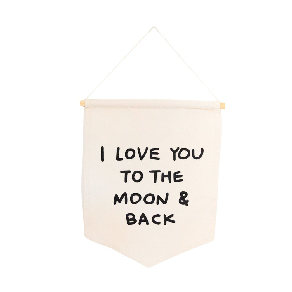 Imani Collective I Love You To The Moon and Back Hang Sign - lily & onyx