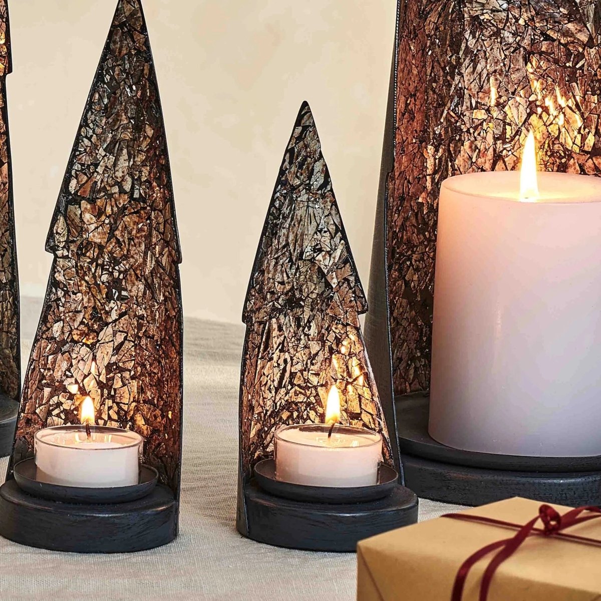 texxture Infina™ Iron Candleholder, Set of 3 - lily & onyx