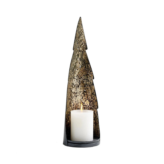 texxture Infina™ Pillar Candleholder - lily & onyx