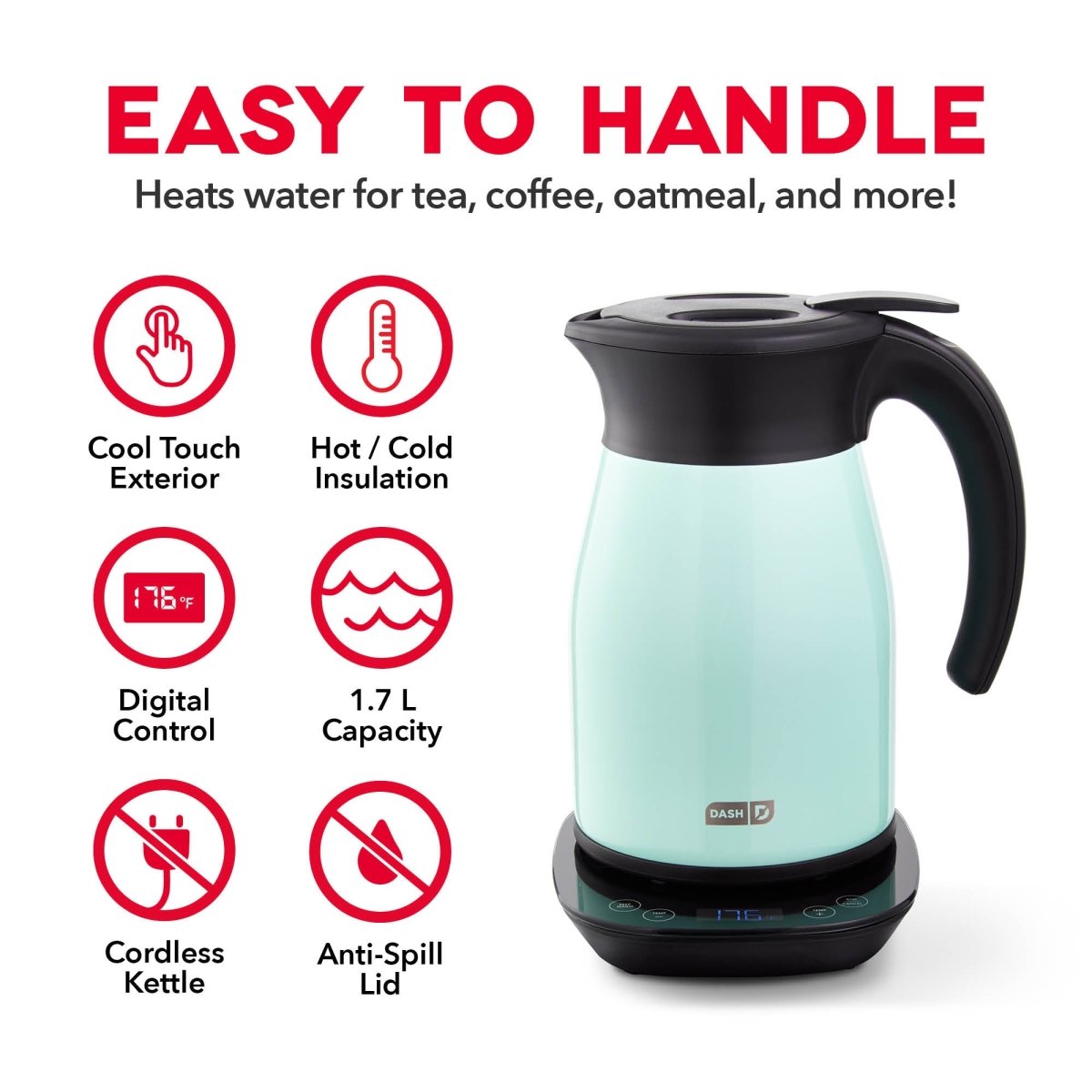 Dash Insulated Electric Kettle - lily & onyx