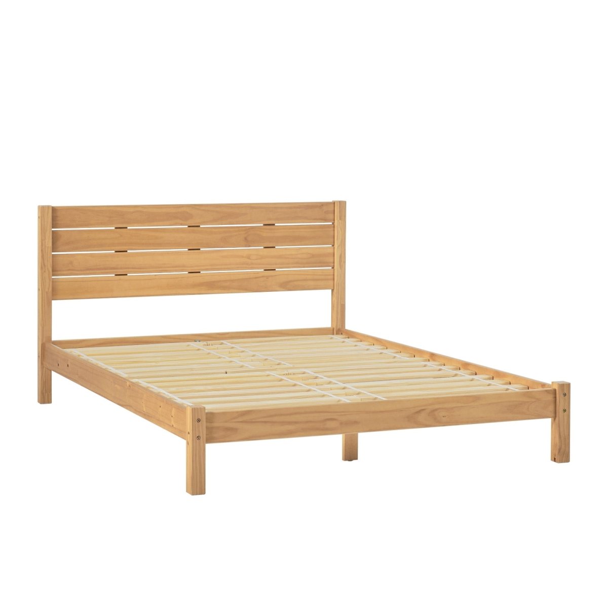 Walker Edison Isla Solid Wood Canopy Bedframe Collection - lily & onyx