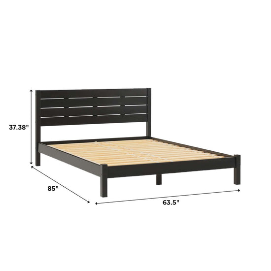 Walker Edison Isla Solid Wood Canopy Bedframe Collection - lily & onyx