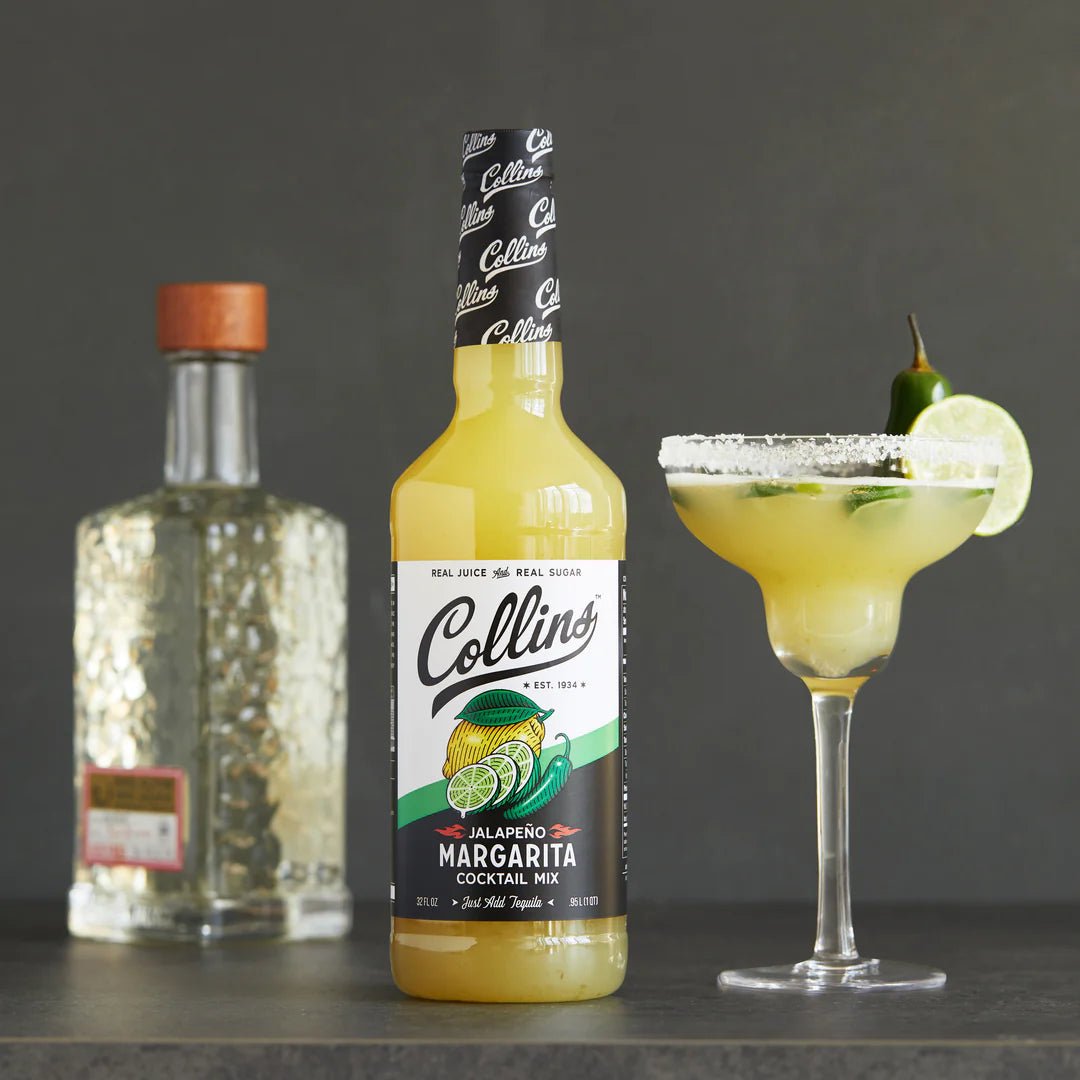 Collins Jalapeno Margarita Cocktail Mix, 32 Oz - lily & onyx