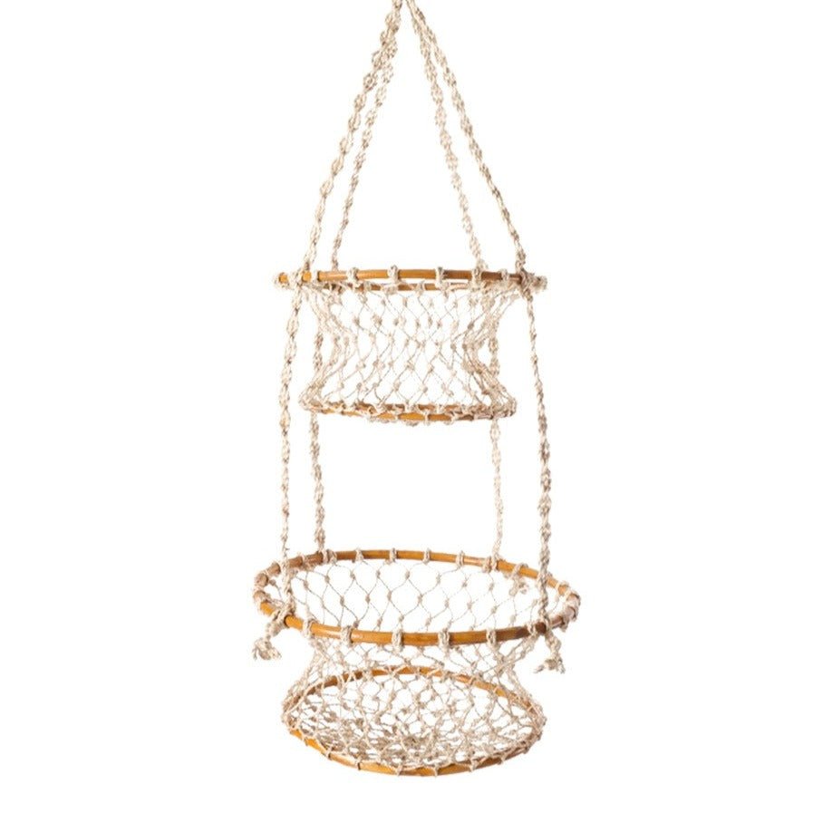 KORISSA Jhuri Double Hanging Basket - lily & onyx