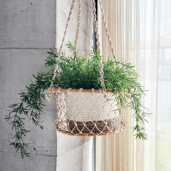 KORISSA Jhuri Single Hanging Basket - lily & onyx
