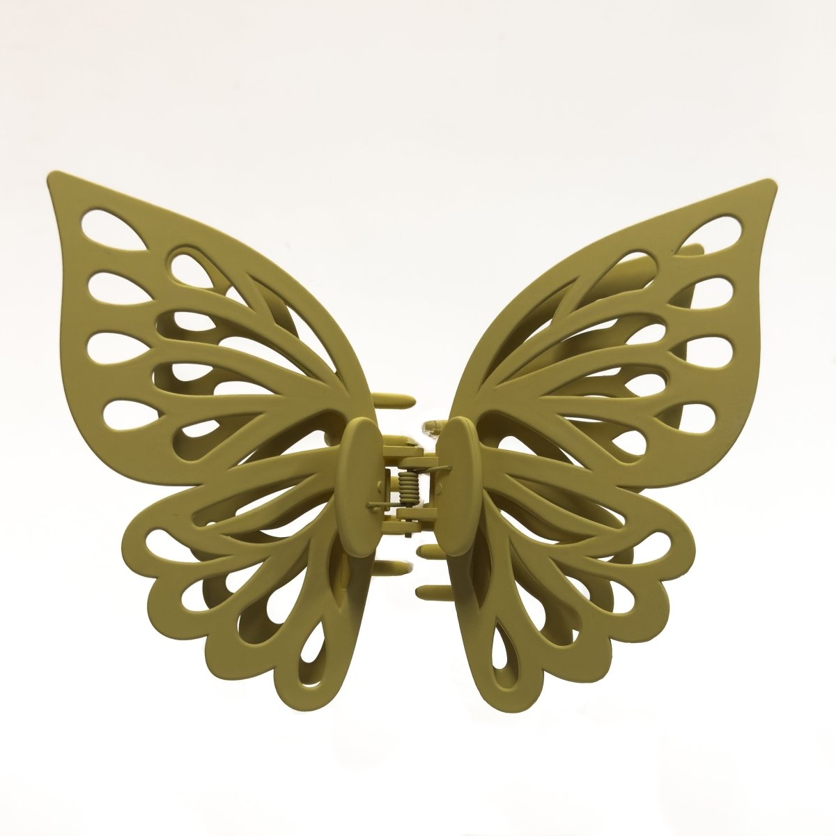 Denim & Daisy Jumbo Butterfly Claw, Olive - lily & onyx