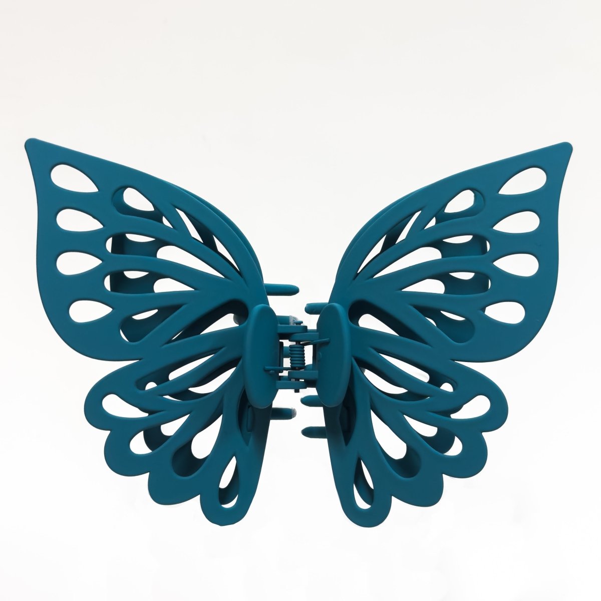 Denim & Daisy Jumbo Butterfly Claw, Teal - lily & onyx