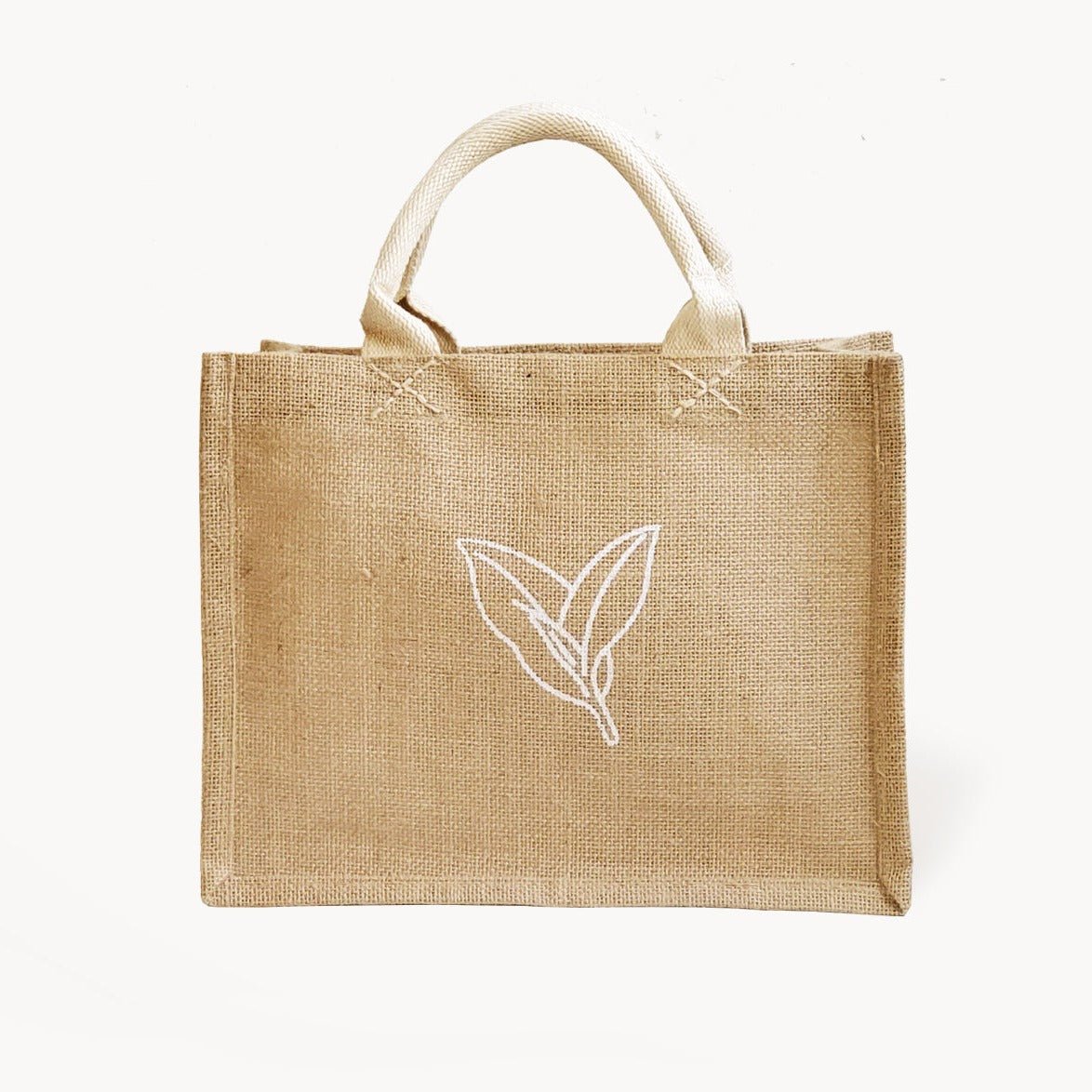 KORISSA Jute Canvas Gift Bag - Nature - lily & onyx