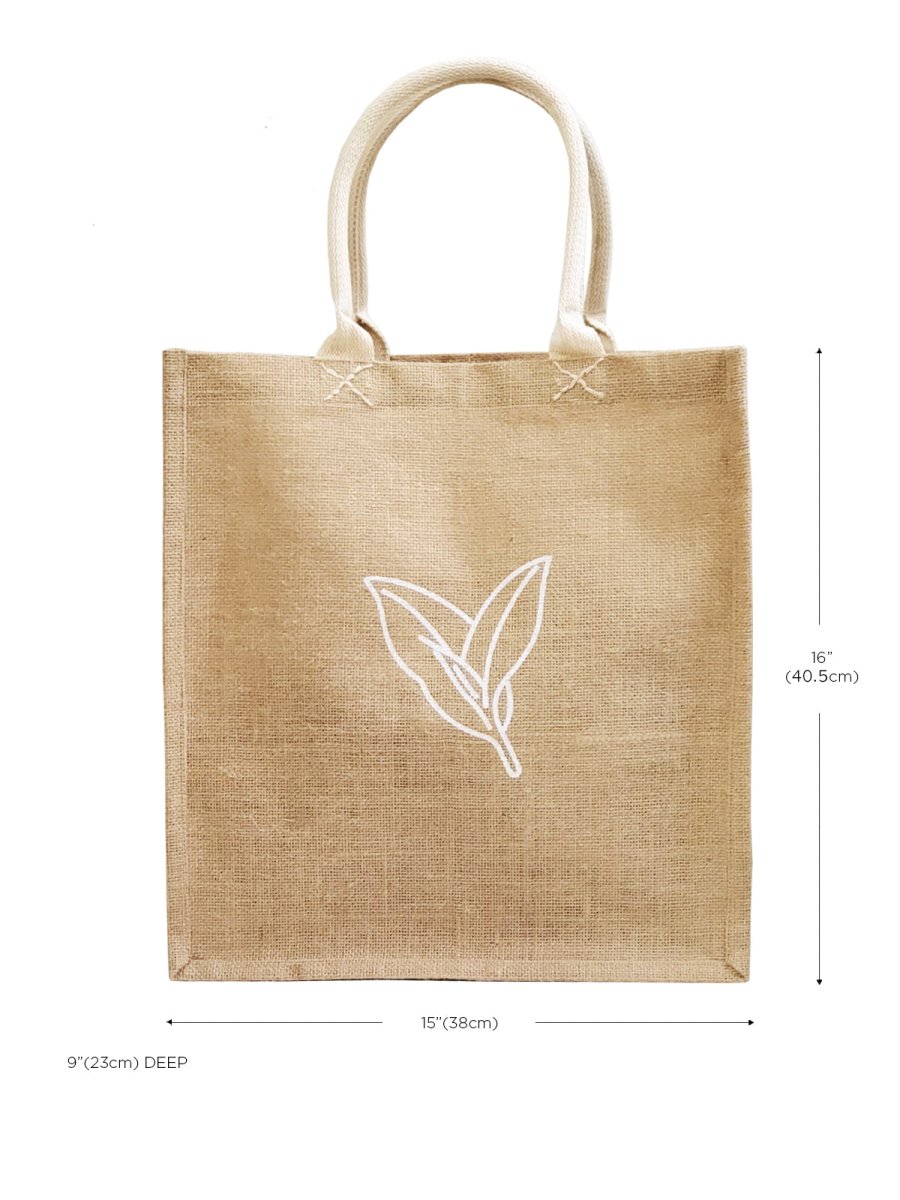 KORISSA Jute Fabric Market Bag - Nature - lily & onyx
