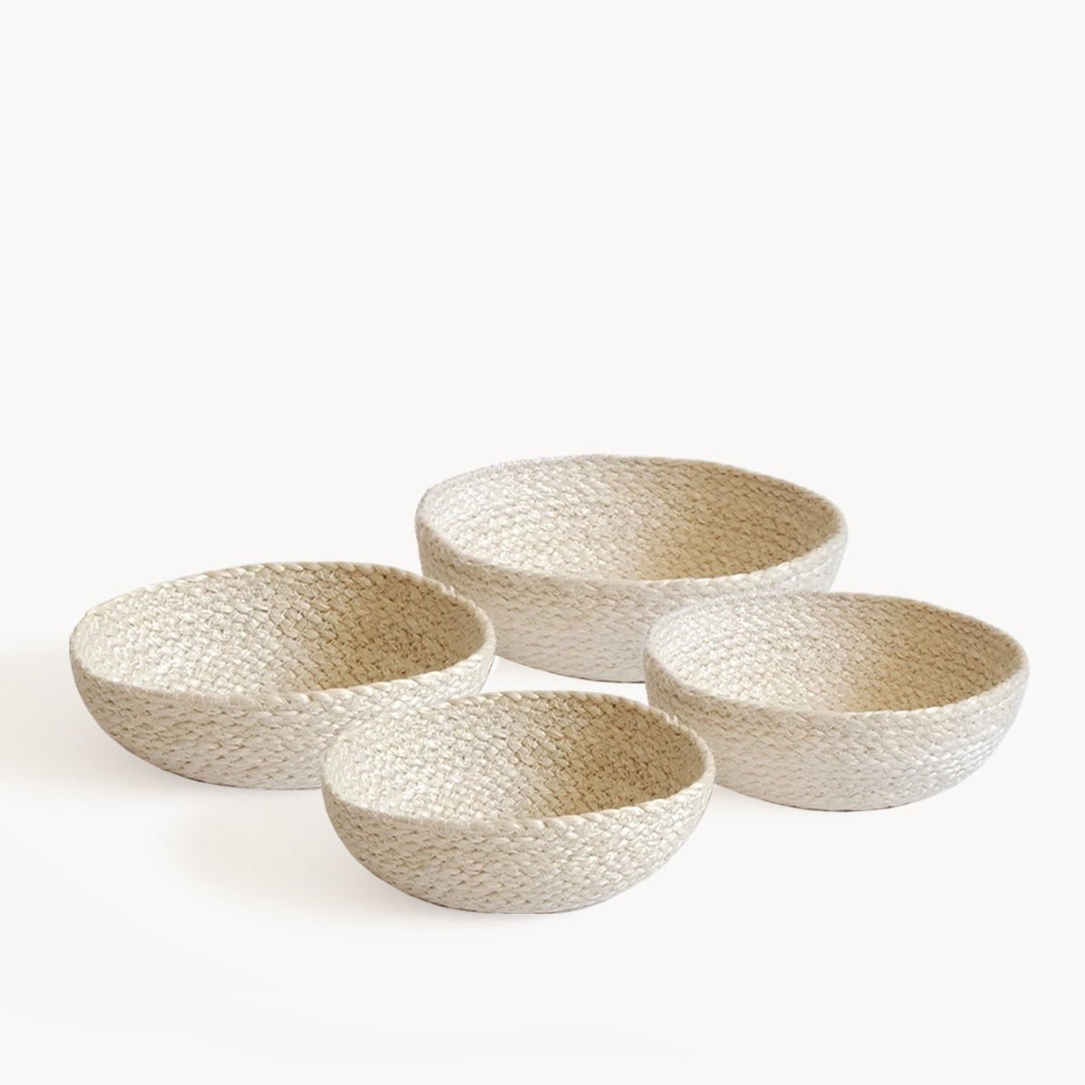 KORISSA Kata Candy Bowl, White - Set of 4 - lily & onyx