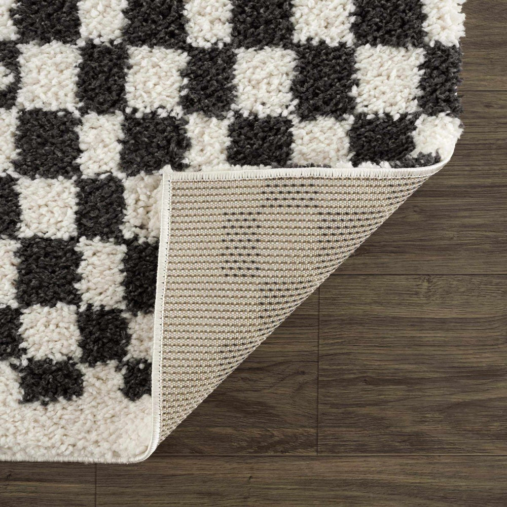 
                      
                        Hauteloom Kieu Black & White Checkered Area Rug - lily & onyx
                      
                    