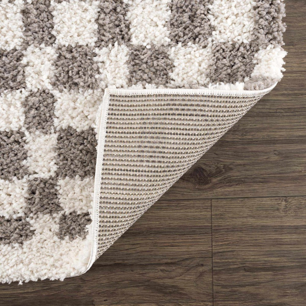 
                      
                        Hauteloom Kieu Taupe Checkered Area Rug - lily & onyx
                      
                    