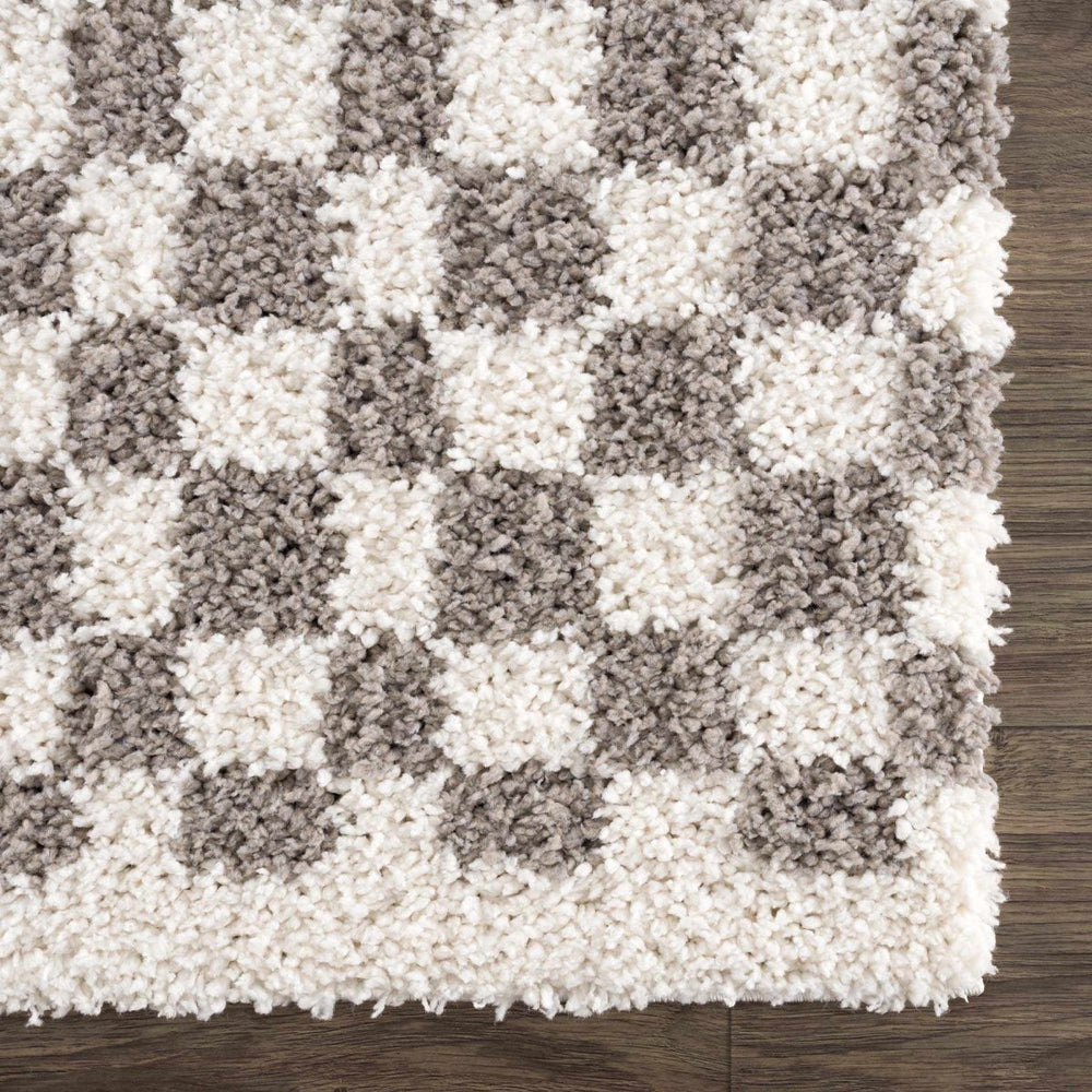 
                      
                        Hauteloom Kieu Taupe Checkered Area Rug - lily & onyx
                      
                    