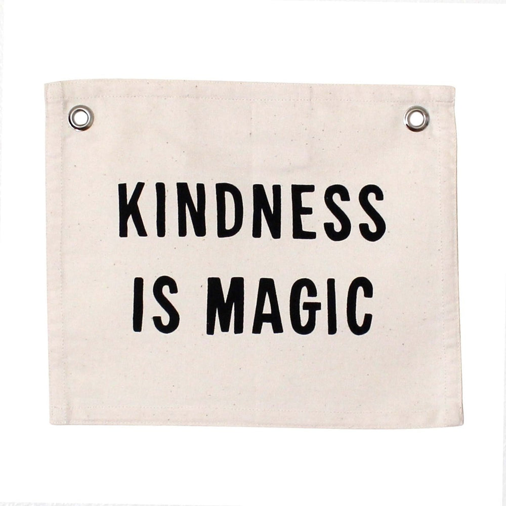 Imani Collective Kindness is Magic Banner, Natural - lily & onyx