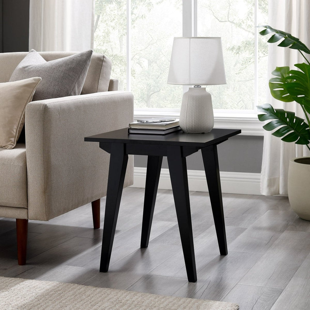 Walker Edison Kochi Minimalist Solid Wood Side Table - lily & onyx