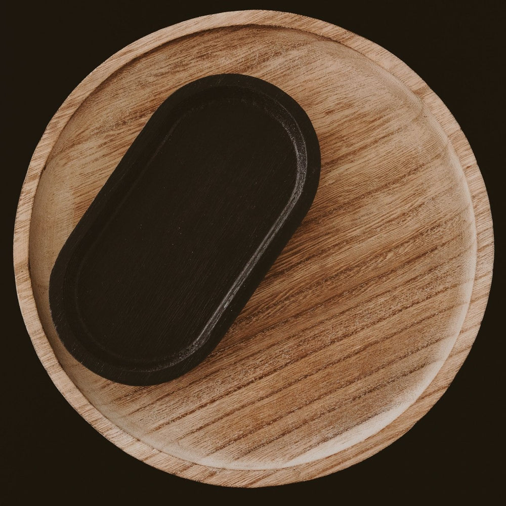 
                      
                        Sweet Water Decor Large Rustic Round Wood Tray - lily & onyx
                      
                    