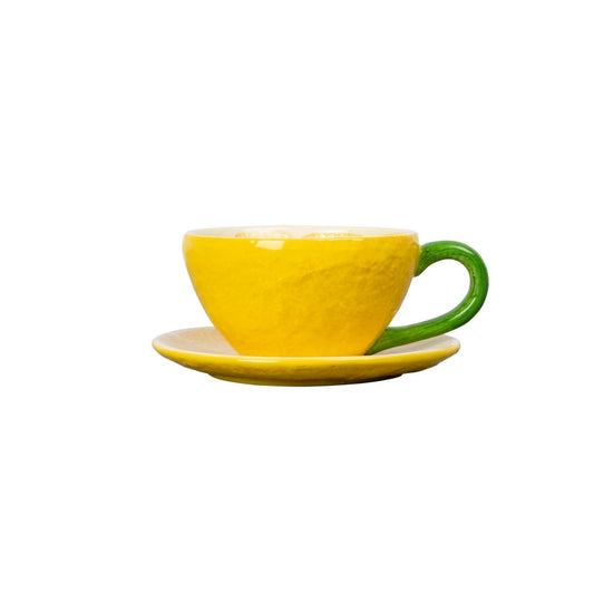 ByOn Lemon Cup and Plate - lily & onyx