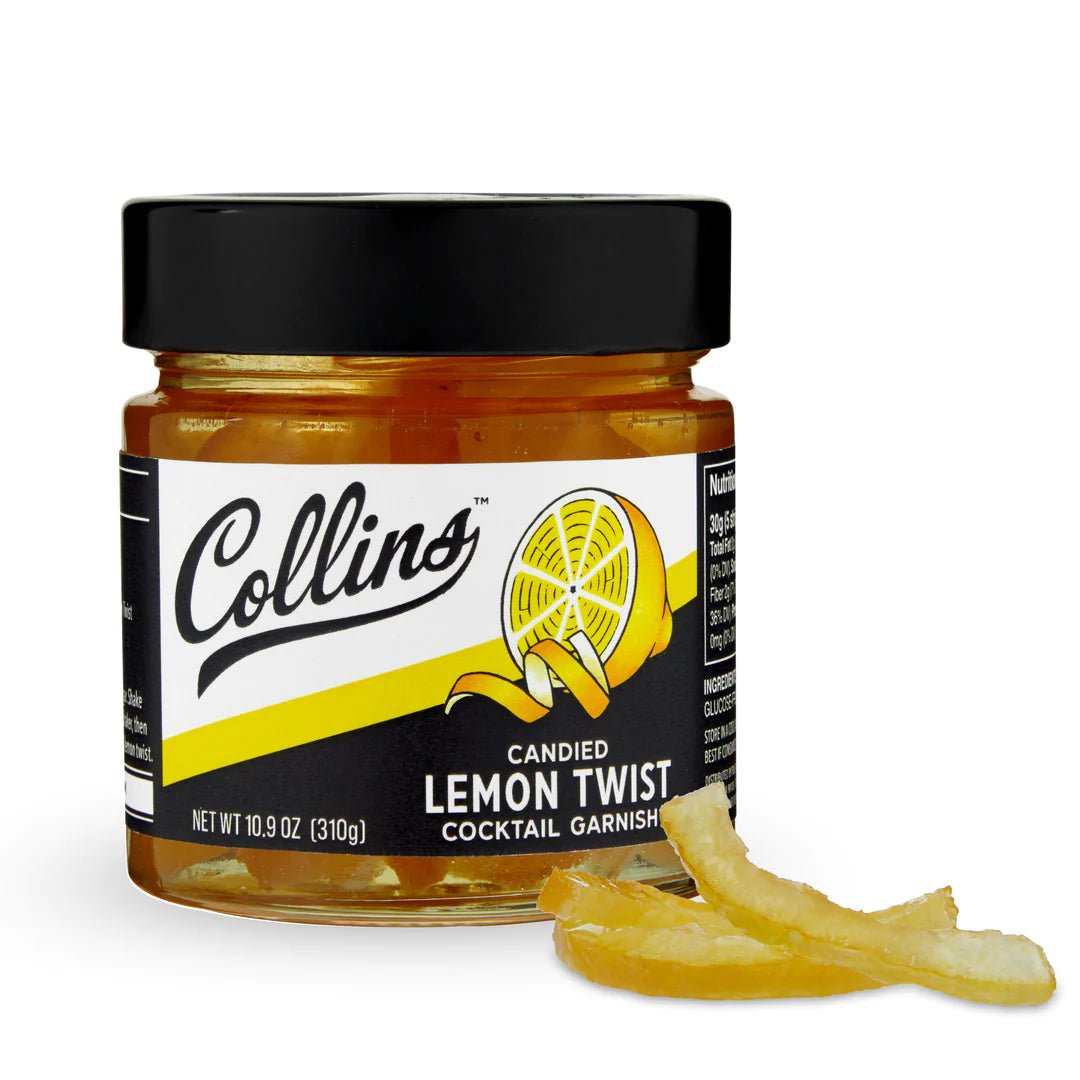Collins Lemon Twist In Syrup, 10.9 Oz - lily & onyx