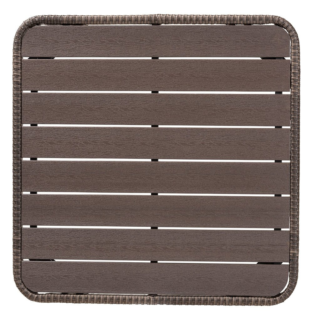 
                      
                        Baxton Studio Lillian Light Gray And Brown Finished 5 Piece Woven Rattan Outdoor Patio Set - lily & onyx
                      
                    