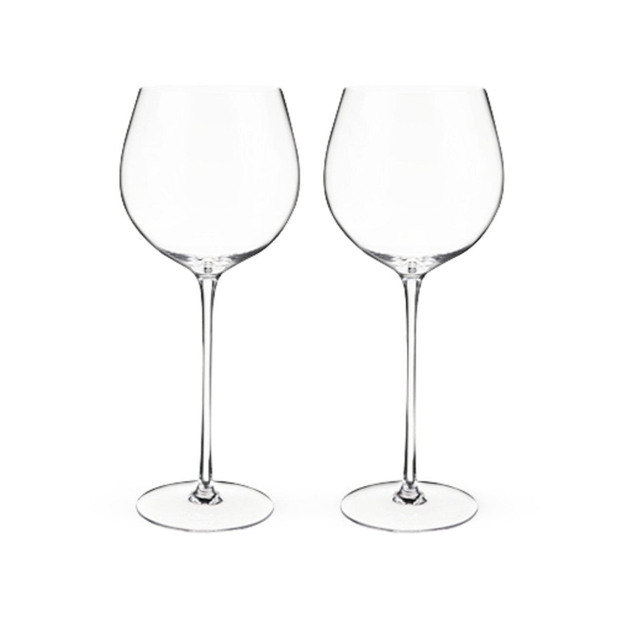 Twine Linger Crystal Red Wine Glass, Set of 2 - lily & onyx