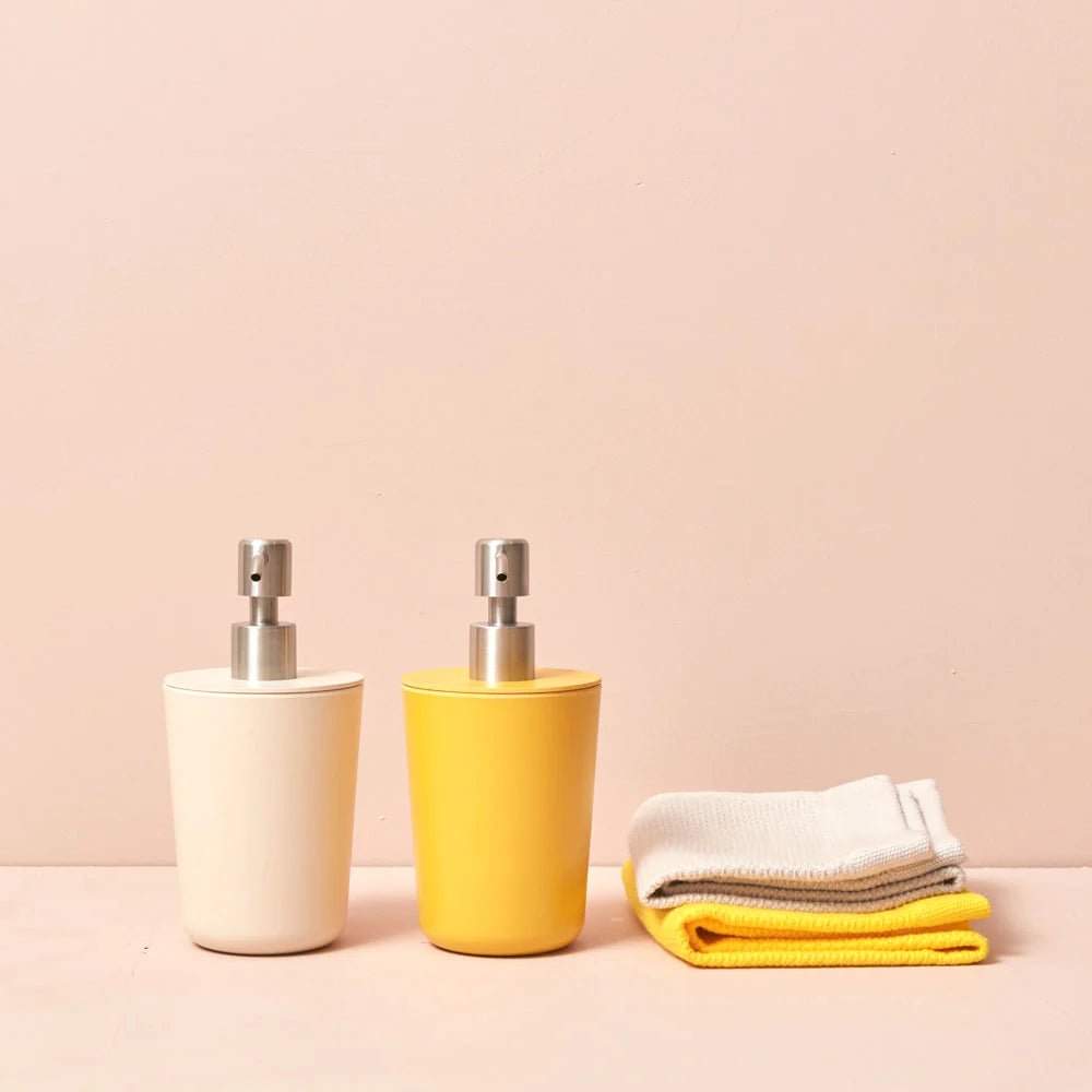 EKOBO Liquid Soap Dispenser - Off White - lily & onyx